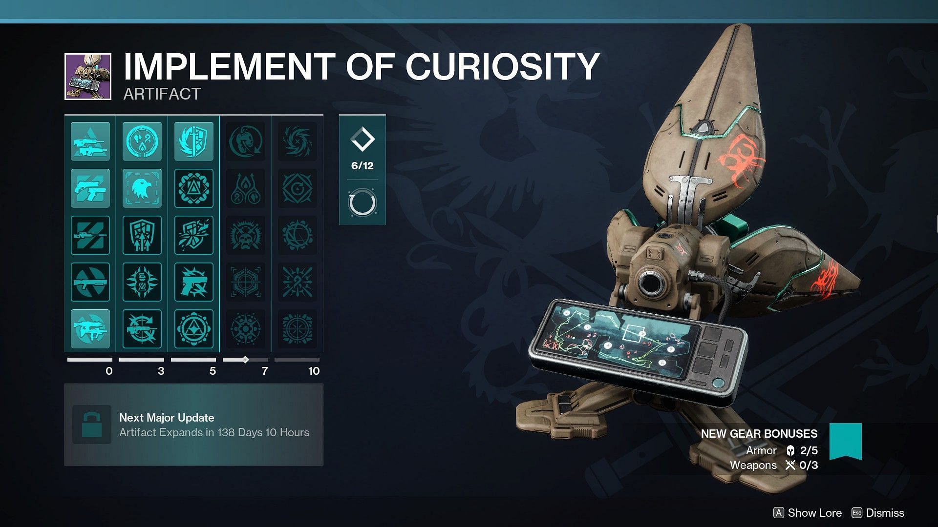 Artifact provides grenade damage boost for Arc and Solar (Image via Bungie)